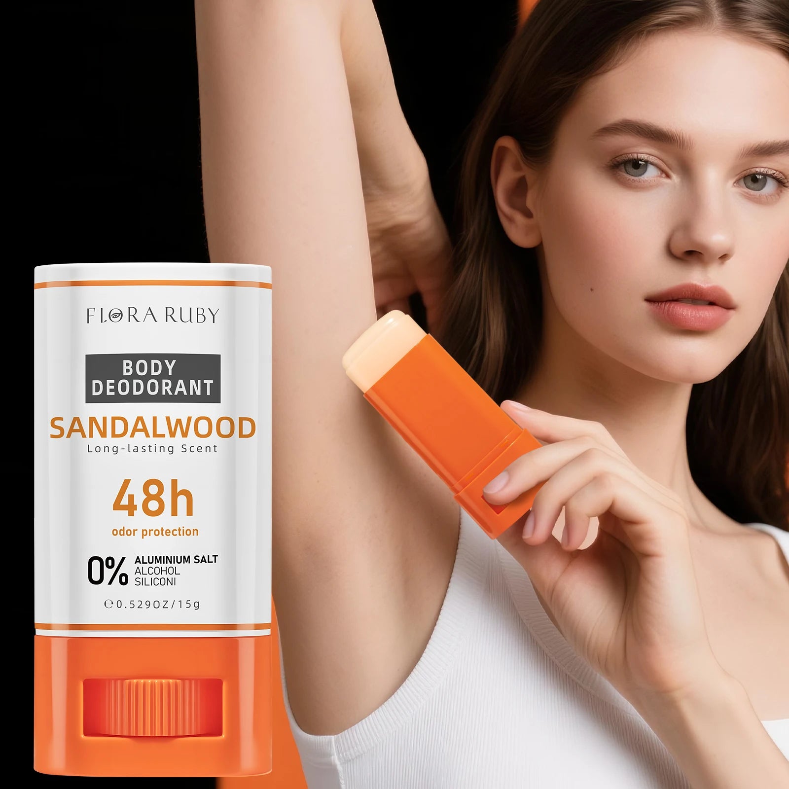 6Pcs/set Deodorant Women Men & Solid Perfume 48H Sweat Proof Deodorizing，Dry & Refreshing Sports Fragrances Scent Set