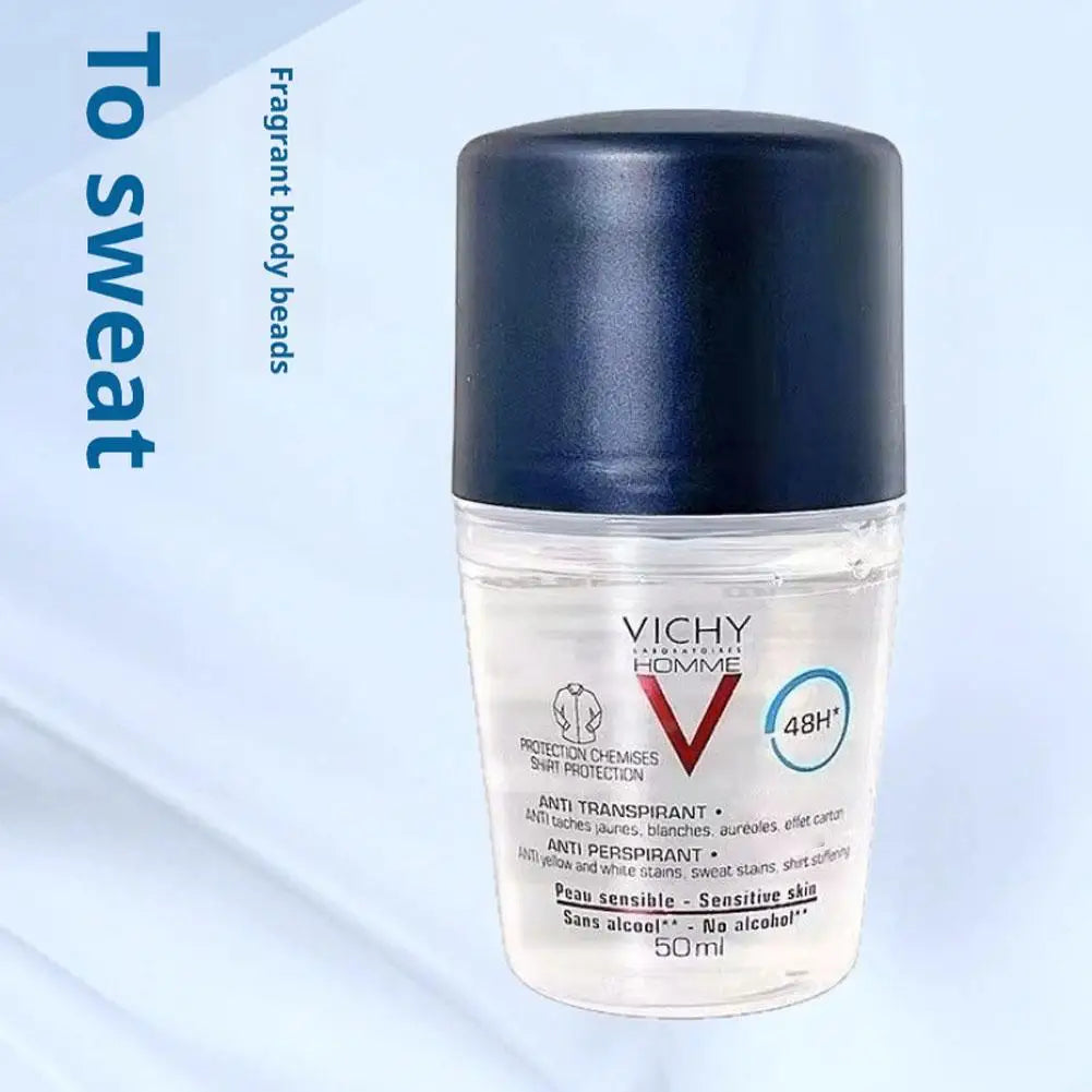 VICHY Antiperspirant Roll On Strong Comfortable Sweatproof Deodorants AntiSweating Remove Sweat Odor Maintain Fragrance Skincare